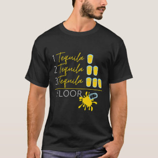 Camiseta 1 Tequila 2 Tequila 3 Tequila Floor Fun M