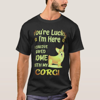 Camiseta 1 Você É Corgi Sortudo