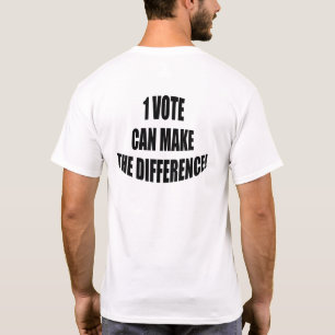 Camiseta 1 voto pode fazer a diferença, Eleições
