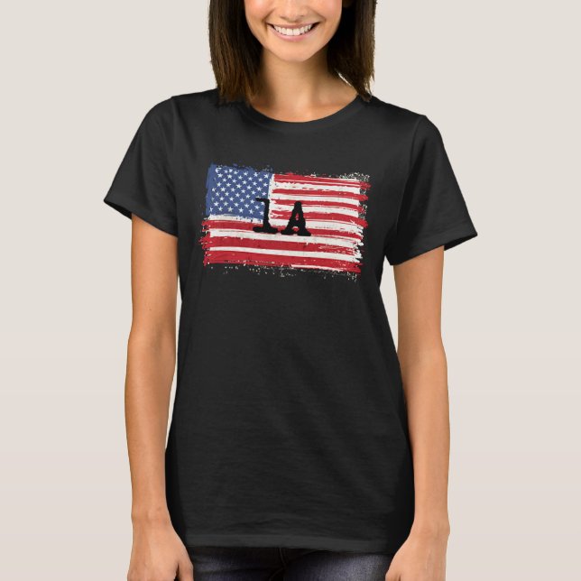 Camiseta 1A Alteração 1RUA Declaração de Direitos (Frente)
