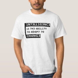 Camiseta 1n73ll1g3nc3 15- inteligência é - citação legal pr