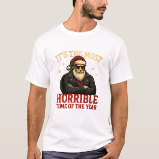 Camiseta 1nkFury - Tempo horrível do ano Papai Noel
