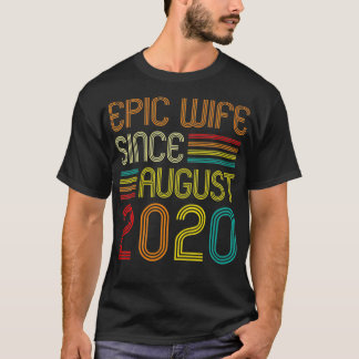 Camiseta 1rua Aniversário 1 Ano Esposa Epic Desde 20