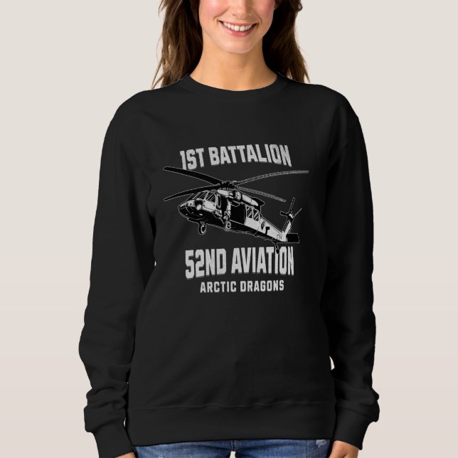 Camiseta 1rua Batalhão 52º Avião, helicóptero Militar Ve (Frente)