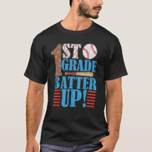 Camiseta 1rua Batendo O Baseball De Volta Para A Primeira E