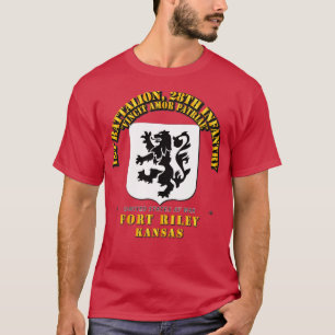 Camiseta 1rua Bn 28ª Infância Ft Riley KS