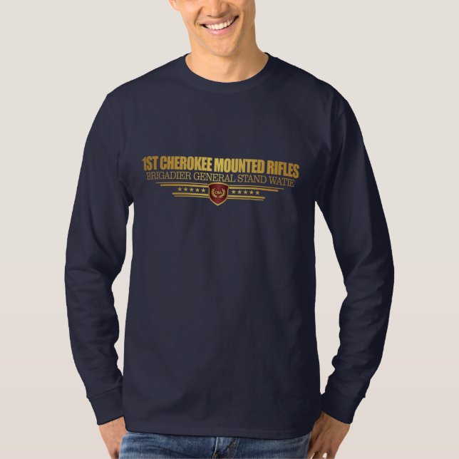 Camiseta 1rua Cherokee Mounted Rifles (Frente)
