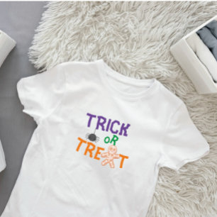 Camiseta 1rua de Truque ou Tratamento de Corte Halloween