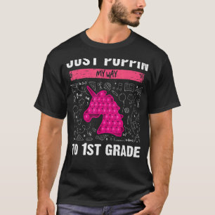 Camiseta 1rua De Volta À Pop Da Escola Ti Fidget Toy Unic