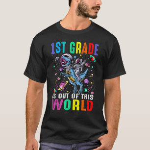 Camiseta 1rua Está Fora Deste Dinossauro Do Astronauta Mund
