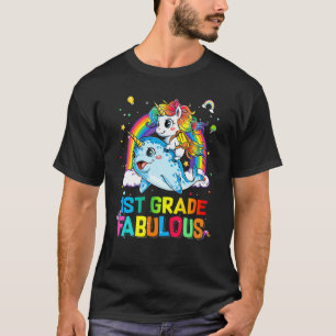 Camiseta 1rua Fabuloso Unicórnio Estendido De Volta Para
