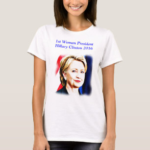 Camiseta 1rua Presidente Hillary Clinton 2016