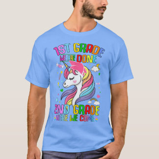 Camiseta 1st Grade Graduation 2nd Grade Unicorn Last Day Of