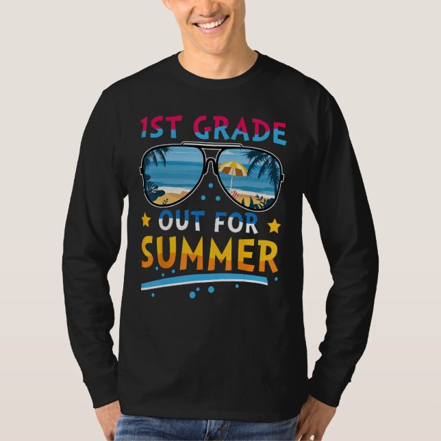 Camiseta 1st Grade Out For Summer Happy Last Day Of School  (Frente)