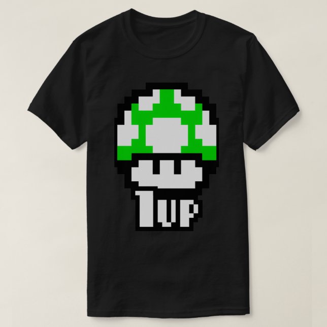 Camiseta 1up TShirt clássico (Frente do Design)