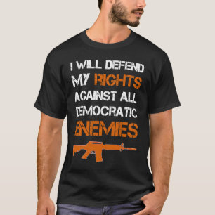 Camiseta 2ª emenda Pro Arma segura Defenda o direito 2ª eme