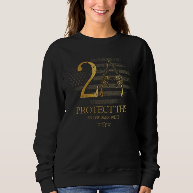 Camiseta 2ª Emenda Proteger a 2ª Emenda (Frente)