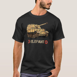 Camiseta 2ª Guerra Mundial - Tanque alemão Destroyer - Mema