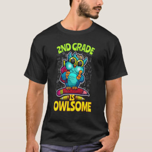 Camiseta 2ª série é incrível volta às aulas coruja professo