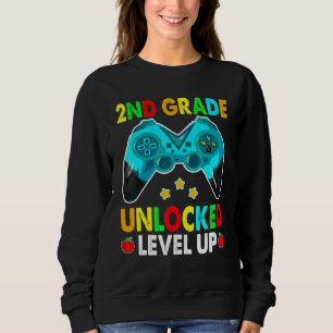 Camiseta 2º ano desbloqueado Suba de nível com controle de