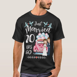 Camiseta 20º Aniversário - Casados há 20 Anos
