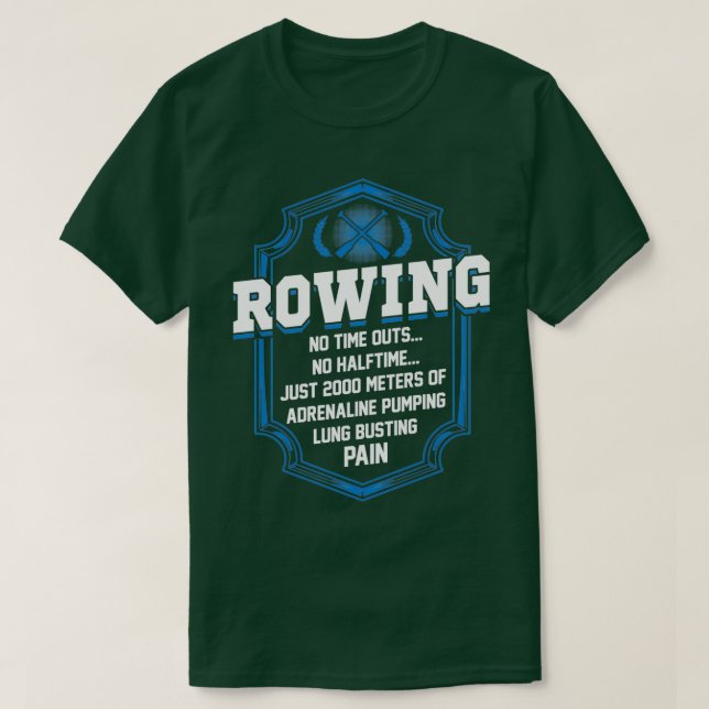 Camiseta 2000 Meters Rowing (Frente do Design)