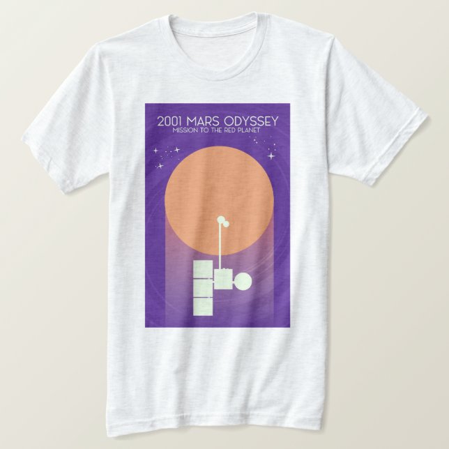 Camiseta 2001 mars odyssey (Frente do Design)