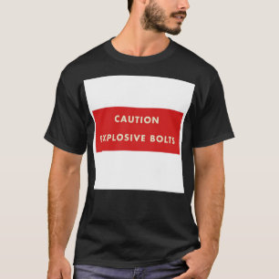 Camiseta 2001 Uma Odisseia Espacial - Caution Explosive Bol