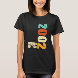 Camiseta 2002 2002 Nascer Aniversário de 2002