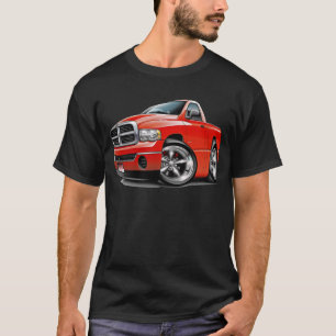 Camiseta 2003-08 caminhão do vermelho da ram de Dodge