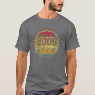 Camiseta 2005 Vintage Retro 16º Aniversário Presente 16 Ano