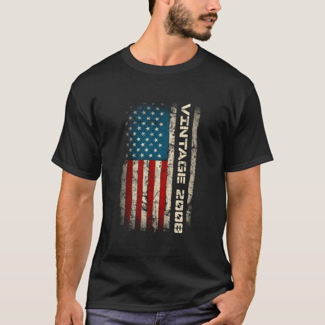 Camiseta 2008 15Th 15 Us Flag (Frente)