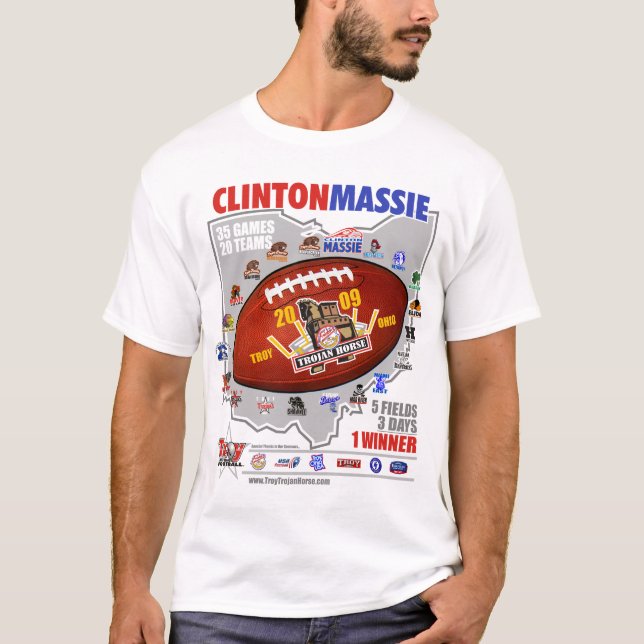 Camiseta 2009 Trojan Horse - Clinton Massie (Frente)