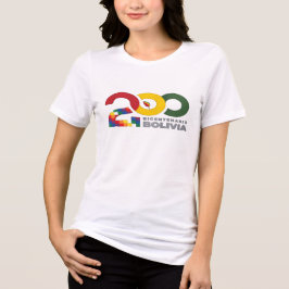 Camiseta 200 anos bicentenário da Bolívia