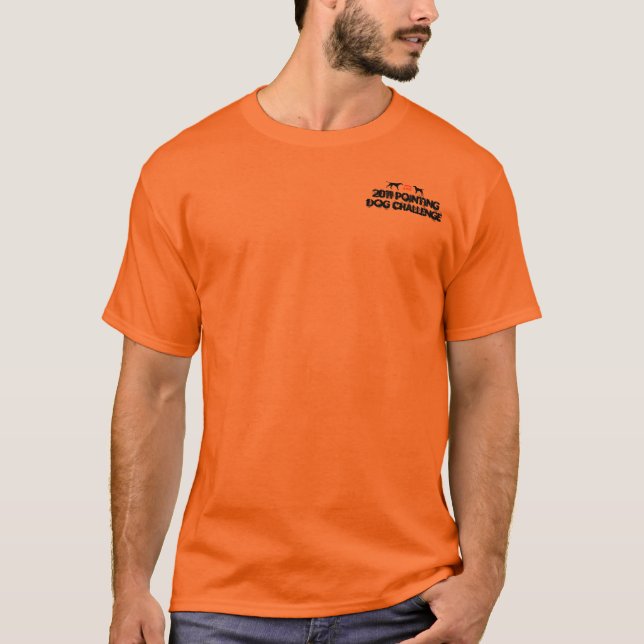 Camiseta 2011 desafios apontando do cão (Frente)