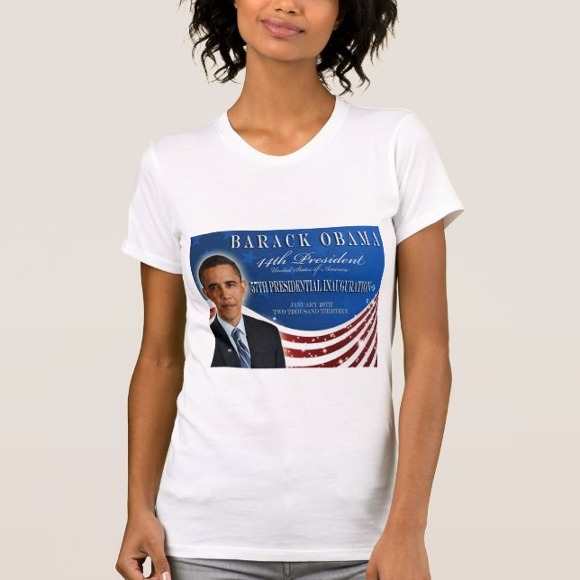 Camiseta 2013 da inauguração de Barack Obama (Frente)