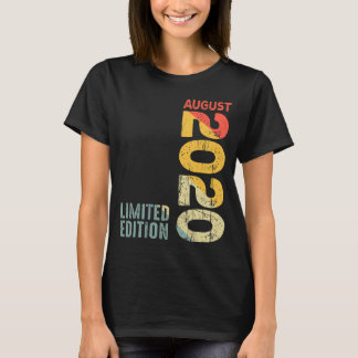 Camiseta 2020 Agosto 2020 Retro 2020 Vintage 2020 Desde