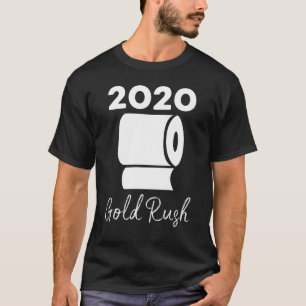 Camiseta 2020 Dourado papel higiênico Rush
