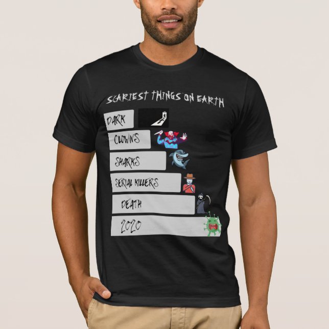 Camiseta 2020 É A Coisa Mais Assustadora Da Terra (Frente)
