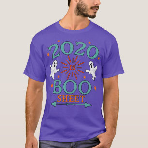 Camiseta 2020 é "Boo Sheet Halloween Vintage" desapontado