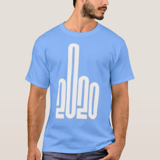 Camiseta 2020 é um dedo médio grande