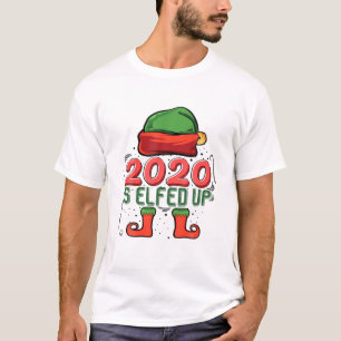 Camiseta 2020 Está Enfeitado Família Feliz Natal Pajama Gif