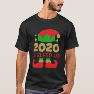 Camiseta 2020 Está Enfeitado Família Feliz Natal Pajama Gif
