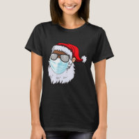 2020 Papai Noel Com Máscara Facial Preto Afro-Amer