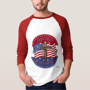 Camiseta 2020 Para Deus, Cruzamento De Países E Bandeira A