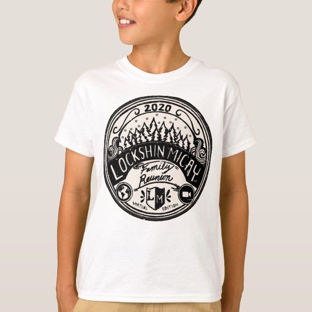 Camiseta 2020 - Sindicato Lockshin-Micay - Branco para Cria (Frente)