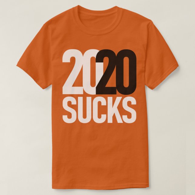 Camiseta 2020 Sucks (Frente do Design)