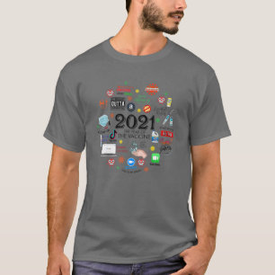 Camiseta 2021 Ano Da Vacina Quarentena Natal 2021
