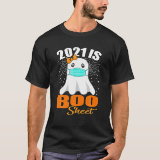 Camiseta 2021 É Um Fantasma De Folha De Boo