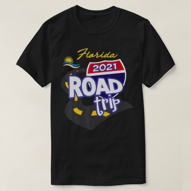 Camiseta 2021 Florida Road Trip  (Frente do Design)
